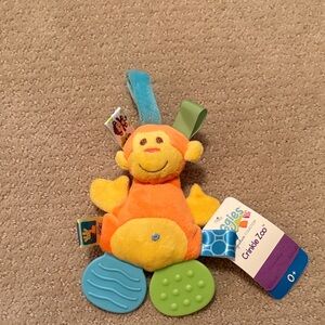 Mary Meyer Taggies Crinkle Zoo Monkey Teether